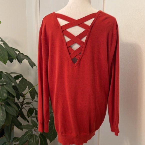 Gorgeous cross backed sweater! - Picture 2 of 3